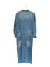 One Teaspoon Size M Blue Cotton Long Sleeve Denim Snap Buttons Jumper Blue / M