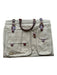 Silver Lake Club NWT Tan & Brown Canvas & Leather Top Handle Buckles Men's Bag Tan & Brown