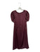 Sea New York Size XS Maroon Polyester Elastic neck Textured Elastic Waist Dress Maroon / XS