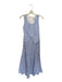 Made in Studio Size XS Blue & White Cotton Sleeveless Striped Back Zip Dress Blue & White / XS