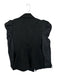 Theo the Label Size S Black Polyester Blend Long Sleeve Ruffle Detail Jacket Black / S