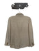 Anine Bing Size XS Tan & White Acrylic Blend Herringbone Double Breast Jacket Tan & White / XS