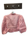 Kitri Size 4 Pink & Red Viscose Blend Long Balloon Sleeve Button Down Top Pink & Red / 4