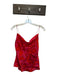 AIIFOS Size XS Pink & Red Silk Spaghetti Strap Swirls Cowl neck Top Pink & Red / XS