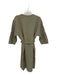 Beaumont Organic Size S Sage green Organic Cotton Quilted Long Sleeve Robe Sage green / S