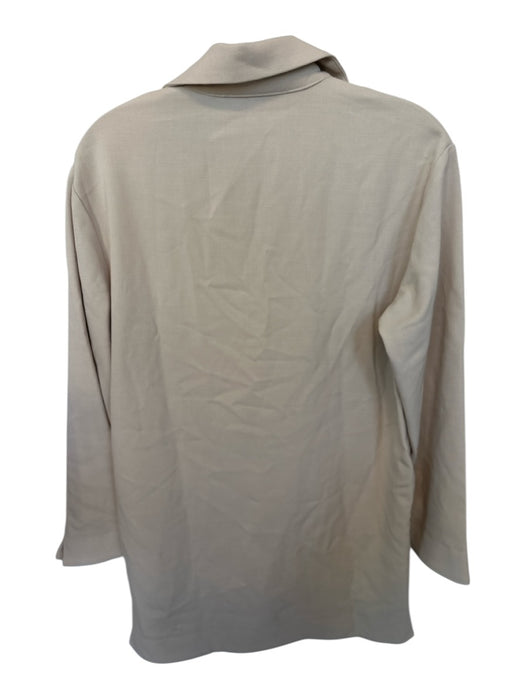 ASTR Size XS Tan Polyester Long Sleeve Collar V Neck Dress Tan / XS