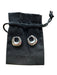 TomWood Silver Metal Hinge Huggie Earrings Silver