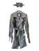 Jovonna Size XXS Silver & Gold Polyester Metallic Belted Full length Coat Silver & Gold / XXS