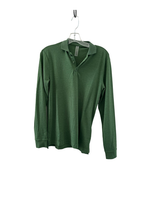 Outdoor Voices NWT Size XXS Green Recycled Polyester Collar Athletic Men's Polo XXS