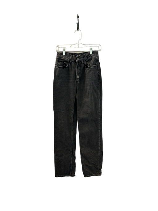 Rails Size 26 Black Cotton Blend High Rise Button Fly Bootcut Jeans Black / 26