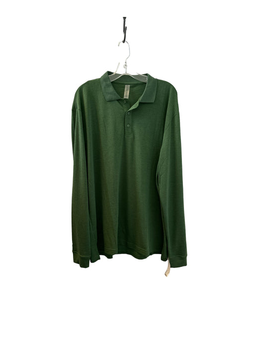 Outdoor Voices NWT Size XXL Green Recycled Polyester Athletic Men's Polo XXL