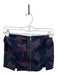 AFRM Size S Dark Wash & Pink Cotton Denim stars Front Zip Cropped Top Dark Wash & Pink / S