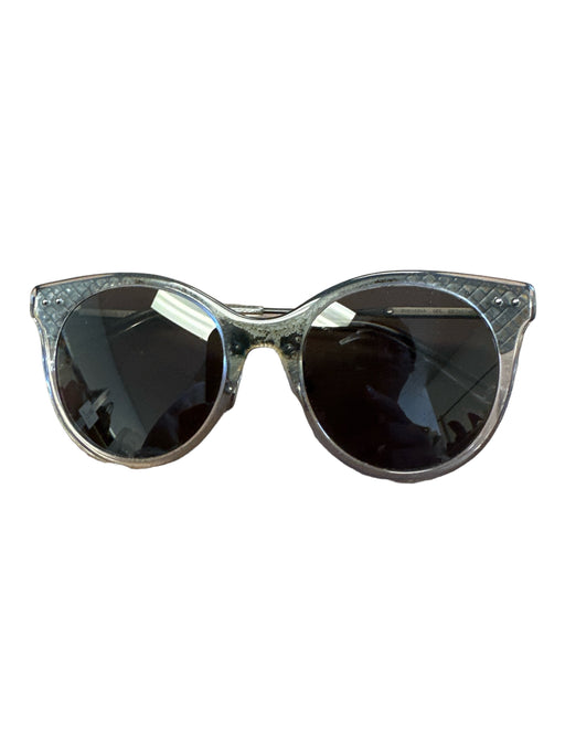 Bottega Veneta Gray Acetate Cat Eye Sunglasses Gray