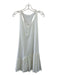 Outdoor Voices Size L White Nylon Blend Front Zip Pleated Dress White / L