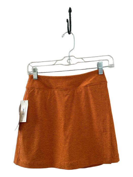 Outdoor Voices Size XS Orange Polyester Blend Heathered Athletic Skort Orange / XS