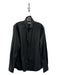 Versace Size 16 Black Cotton Button Down Men's Shirt 16