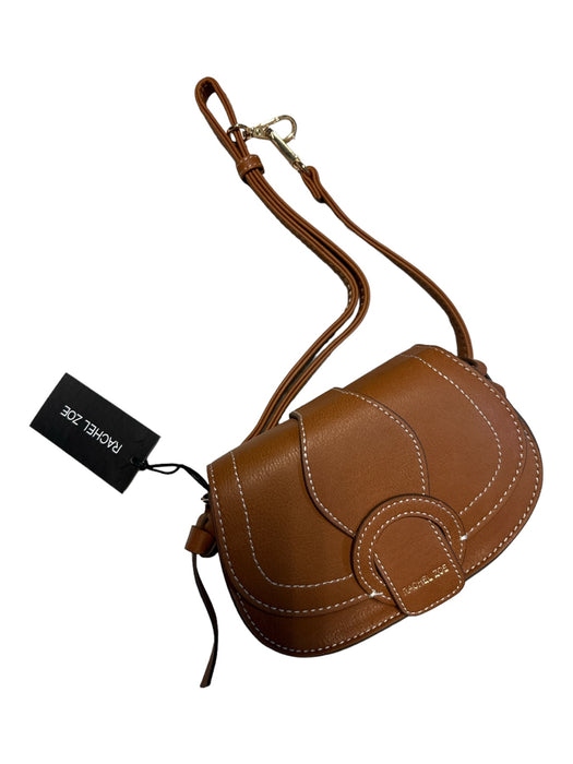 Rachel Zoe Brown Leather Front Flap Belt Bag Bag Brown / S
