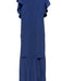 Joie Size S Blue Silk ruffles Open Back Gown Blue / S