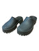 Jeffrey Campbell Shoe Size 6 Black Rubber Platform Open Back Mules Black / 6