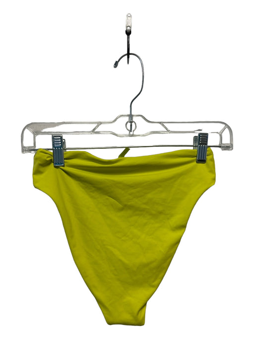 SKIMS Size XS Chartreuse Recycled Nylon Blend High Waist Bikini Bottom Swimsuit Chartreuse / XS