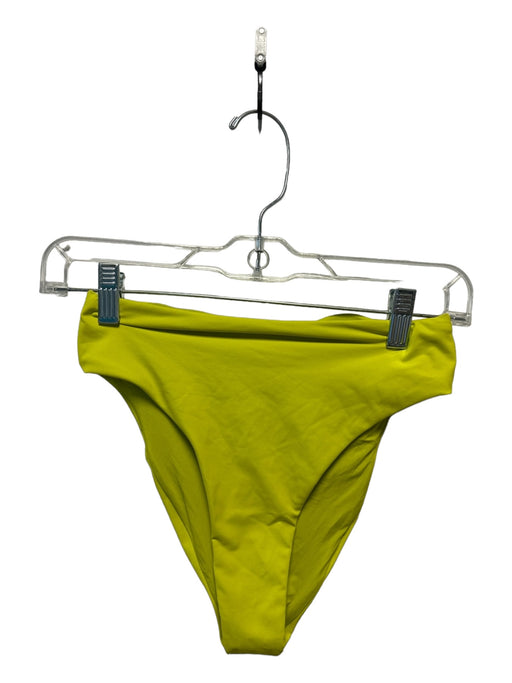 SKIMS Size XS Chartreuse Recycled Nylon Blend High Waist Bikini Bottom Swimsuit Chartreuse / XS