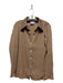 C/Meo Collective Size XS Taupe Polyester Crinkle Long Sleeve Button Down Top Taupe / XS