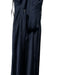 Fame and Partners Size 2 Navy Polyester Spaghetti Strap Slits Gown Navy / 2