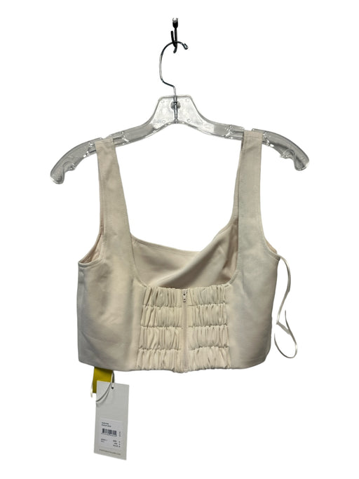 The Fifth Label Size S Bone Polyester Sleeveless Cropped Top Bone / S