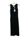 C/Meo Collective Size M Black Viscose Blend Sleeveless Ribbed Maxi Dress Black / M