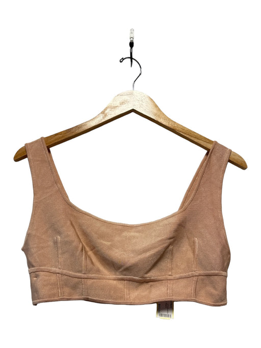 Herve Leger Size L nude Sleeveless Cropped Top nude / L