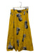 Ann Taylor Size 10 Mustard & Black Cotton Front Pockets Pineapple Maxi Skirt Mustard & Black / 10