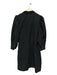 Hofmann Size 44 Black Cotton Long Sleeve Eyelet Wrap Midi Dress Black / 44