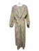 Just Female Size S Pastels Long Sleeve Ombre Textured Maxi Dress Pastels / S