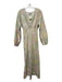 Just Female Size S Pastels Long Sleeve Ombre Textured Maxi Dress Pastels / S