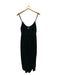 Ulla Johnson Size 6 Black Cotton Spaghetti Strap Waist band Maxi Dress Black / 6