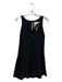 Free People Size XS Black Rayon Blend Sleeveless Mini Dress Black / XS