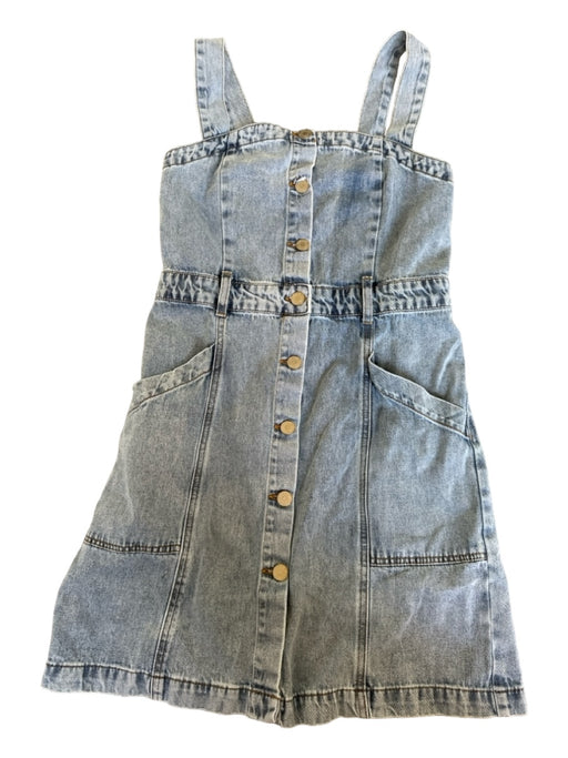 Habitual Size XS Light Wash Cotton Buttons Denim Dress Light Wash / XS