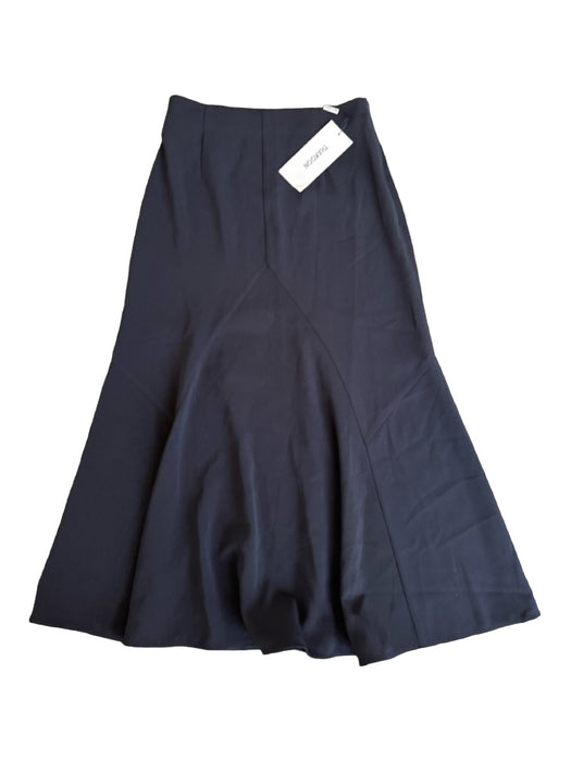 Thakoon Size 2 Navy Polyester Blend Side Zip Midi Skirt Navy / 2