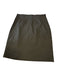 MM. Lafleur Size 4 Black Wool Blend Back Zip Skirt Black / 4