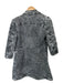 Retrofete Size XL Gray Cotton Acid Wash Shoulder Pads Snap Buttons Denim Dress Gray / XL