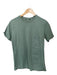 Balmain Size S Sage green Cotton Short Sleeve Logo Top Sage green / S