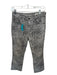 Rag & Bone Size 26 Gray & Black Cotton Blend High Waist Animal Print Jeans Gray & Black / 26