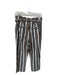 Joie Size 6 Brown & Gray Cotton High Waist Striped Pants Brown & Gray / 6