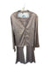 Size S Taupe Long Sleeve Button Down Wide Leg Pant Set Taupe / S