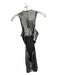 Halston Size 0 Silver Sequin Sleeveless Open Back Dress Silver / 0