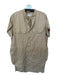 Equipment Size S Tan Lycocell Short Sleeve Side Buttons Top Tan / S