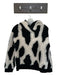 Sandy Liang x Target Size S Black & Cream Polyester Blend Hood Fuzzy Sweater Black & Cream / S