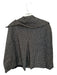 Nanette Lepore Size Est M Black & White Knit Full ZIp Jacket Black & White / Est M