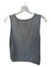 St. John Size Est M Gray Wool Sleeveless Knit Top Gray / Est M