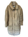 Busayo Size M Tan Polyester Puffer Ombre Parka Coat Tan / M